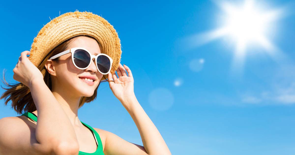 Benefícios da luz do sol em sua pele