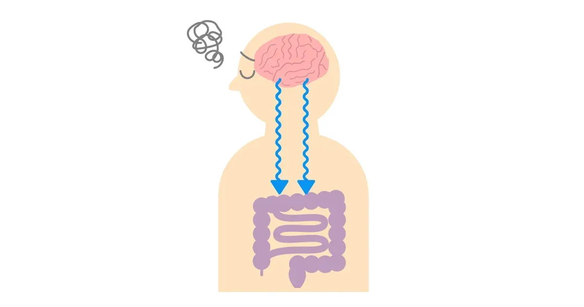 Como o estresse psicológico influencia a SII induzida por alimentos